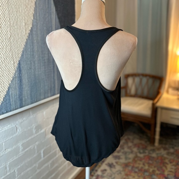 Free People Intimately Dark Blue and Black Lined Tank Top - Picture 8 of 9